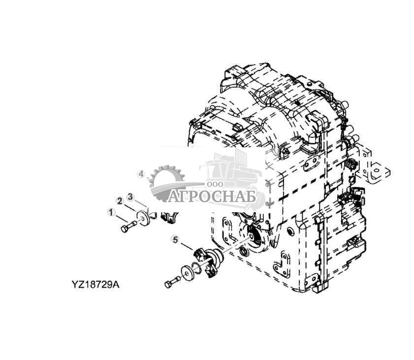 TRANSMISSION YOKE GROUP (INPUT) 